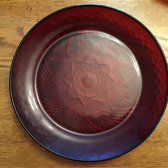 🍽️★❦꒒ik୧⌵♡⌵N୧w❦★ AUCTION PRICE Antique Ruby byCRISTAL D'ARQUES-DURAND👩🏻‍⚖️ - Picture 3 of 7